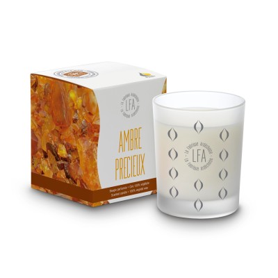 Bougie parfumée ambre précieux