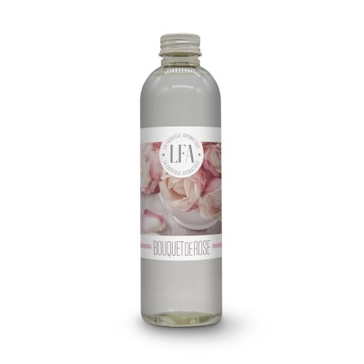 Recharge pour diffuseur d'ambiance à moelle de rotin bouquet de rose